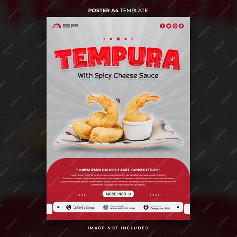 banner tempura|Special asian food menu tempura poster or banner。